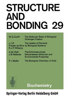 Structure and Bonding - Structure and Bonding 29 (Paperback)