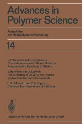 Advances in Polymer Science: Fortschritte der Hochpolymeren-Forschung - Advances in Polymer Science 14 (Paperback)