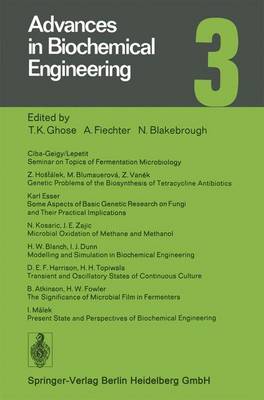 Advances in Biochemical Engineering - Advances in Biochemical Engineering/Biotechnology 3 (Paperback)
