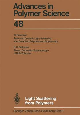 Light Scattering from Polymers - Advances in Polymer Science 48 (Paperback)