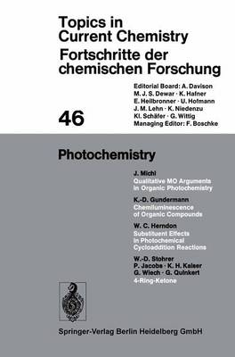 Photochemistry - Topics in Current Chemistry 46 (Paperback)