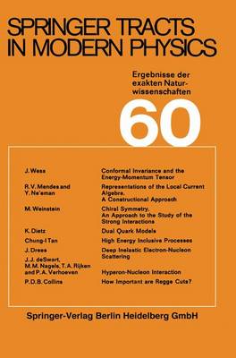 Springer Tracts in Modern Physics - Springer Tracts in Modern Physics 60 (Paperback)
