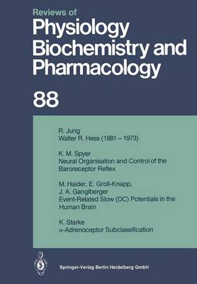 Reviews of Physiology, Biochemistry and Pharmacology: Volume: 96 - Reviews of Physiology, Biochemistry and Pharmacology 96 (Paperback)