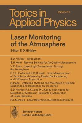 Laser Monitoring of the Atmosphere - Topics in Applied Physics 14 (Paperback)