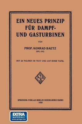 Ein Neues Prinzip F r Dampf- Und Gasturbinen (Paperback)