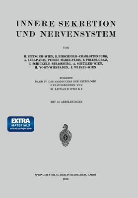 Innere Sekretion Und Nervensystem - Handbuch Der Neurologie 4 [SONDERA (Paperback)