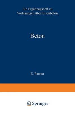 Beton: Anregungen Zur Verbesserung Des Materials (Paperback)