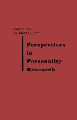 Perspectives in Personality Research (Paperback)