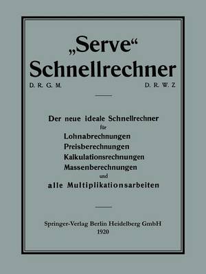 "Serve" Schnellrechner (Paperback)