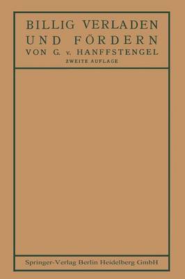 Billig Verladen Und F rdern (Paperback)