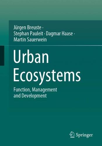 Urban Ecosystems: Function, Management and Development (Paperback)