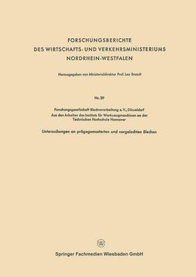 Forschungsberichte Des Wirtschafts- Und Verkehrsministeriums Nordrhein-Westfalen (Paperback)