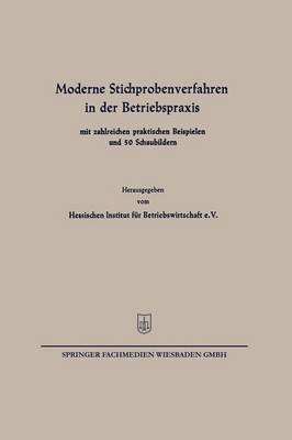 Moderne Stichprobenverfahren in Der Betriebspraxis (Paperback)