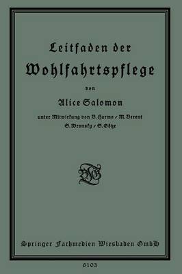 Leitfaden Der Wohlfahrtspflege (Paperback)