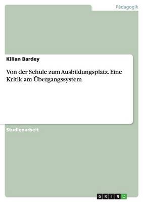 Von Der Schule Zum Ausbildungsplatz. Eine Kritik Am Ubergangssystem (Paperback)