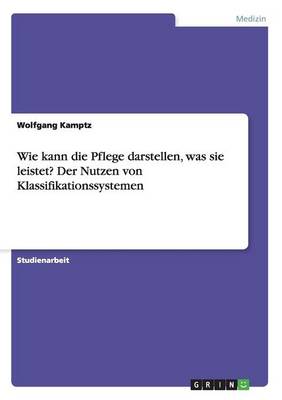 Wie Kann Die Pflege Darstellen, Was Sie Leistet? Der Nutzen Von Klassifikationssystemen (Paperback)