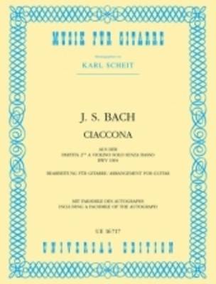 Ciaccona (from BWV 1004) for Guitar: UE16717 (Sheet music)