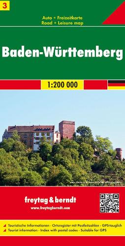 Baden-Wurttemberg: FB.D204 - Road Maps (Sheet map, folded)