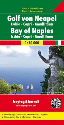 Bay of Naples - Ischia - Capri - Amalfitana Road Map 1:50 000 (Sheet map, folded)