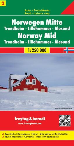 Norway Central 2: FB.N02 - Road Maps (Sheet map, folded)