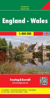 England - Wales Road Map 1:400 000 (Sheet map, folded)