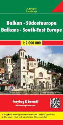 Balkans - South-East Europe Road Map 1:2 000 000 (Sheet map, folded)
