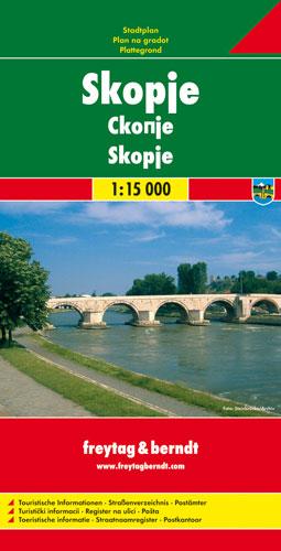 Skopje: FBC.620 - City Map (Sheet map, folded)