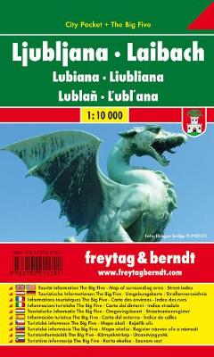 Ljubljana City Pocket + the Big Five Waterproof 1:10 000 (Sheet map, folded)