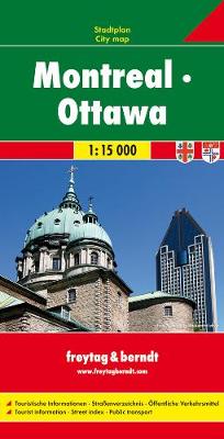Montreal - Ottawa Map 1:15 000 (Sheet map, folded)