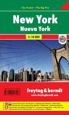 New York City City Pocket + the Big Five Waterproof 1:18 000 (Sheet map, folded)