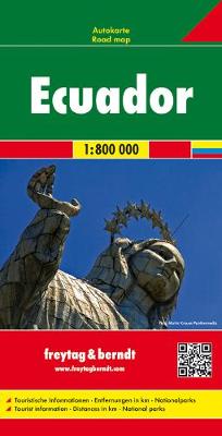 Ecuador Road Map 1:800 000 (Sheet map, folded)