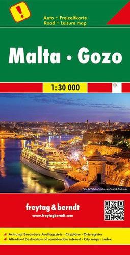 Malta - Gozo, Destination of Considerable Interest Road Map 1:30 000