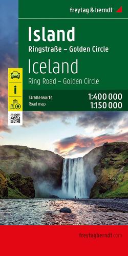 Freytag-Berndt Iceland Road Map 1:400 000
