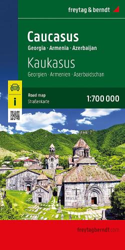 Freytag-Berndt Caucasus Road Map (Georgia-Armenia-Azerbaijan)