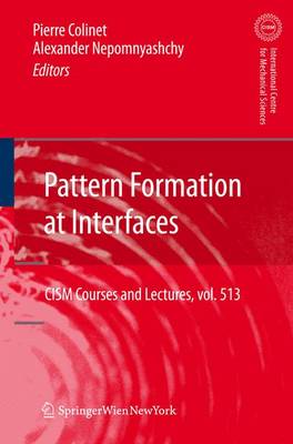 Pattern Formation at Interfaces - CISM International Centre for Mechanical Sciences 513 (Hardback)