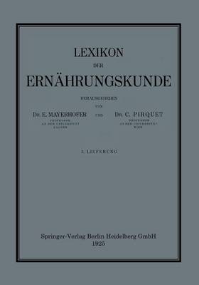 Lexikon Der Ern�hrungskunde (Paperback)