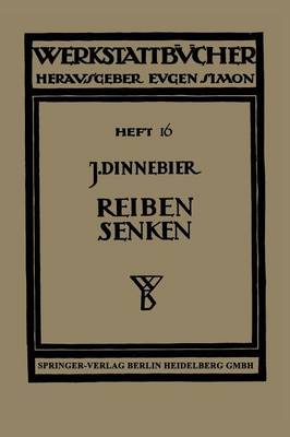 Reiben Und Senken - Werkstattbucher 16 (Paperback)