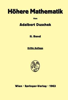 Vorlesungen �ber H�here Mathematik: Integration Und Differentiation Der Funktionen Von Mehreren Ver�nderlichen. Lineare Algebra. Tensorfelder. Differentialgeometrie (Paperback)
