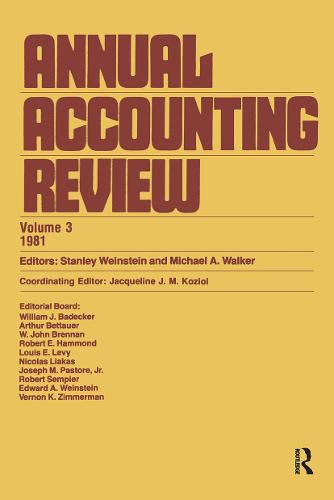 Annual Accounting Review (Vol (Hardback)