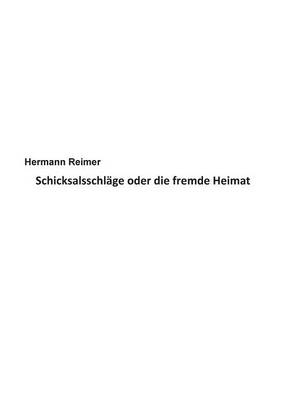 Schicksalsschlage Oder Die Fremde Heimat Der Mensch Und Die Menschheit (Paperback)