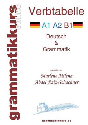 Verbtabelle Deutsch A1 A2 B1: Lernwortschatz fur die Integrations-Deutschkurs TeilnehmerInen A1 A2 B1 (Paperback)