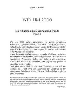 Wir Um 2000 - Band 1 (Paperback)