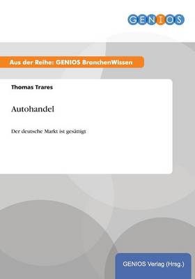 Autohandel: Der Markt stagniert (Paperback)