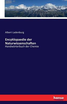 Encyklopaedie Der Naturwissenschaften (Paperback)
