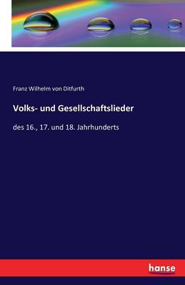 Volks- Und Gesellschaftslieder (Paperback)