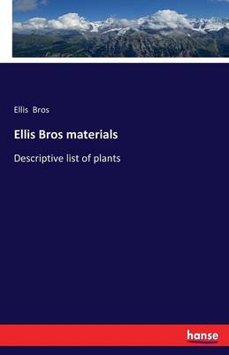 Ellis Bros Materials (Paperback)