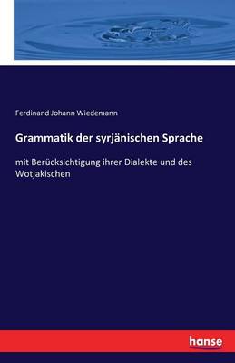 Grammatik Der Syrjanischen Sprache (Paperback)