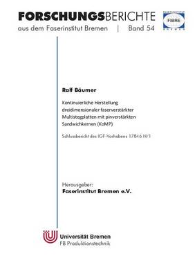 Kontinuierliche Herstellung Dreidimensionaler Faserverstarkter Multistegplatten Mit Pinverstarkten Sandwichkernen (Komp) (Paperback)