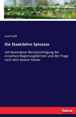 Die Staatslehre Spinozas (Paperback)