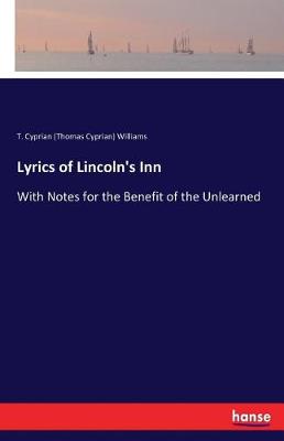 Lyrics of Lincoln's Inn (Paperback)